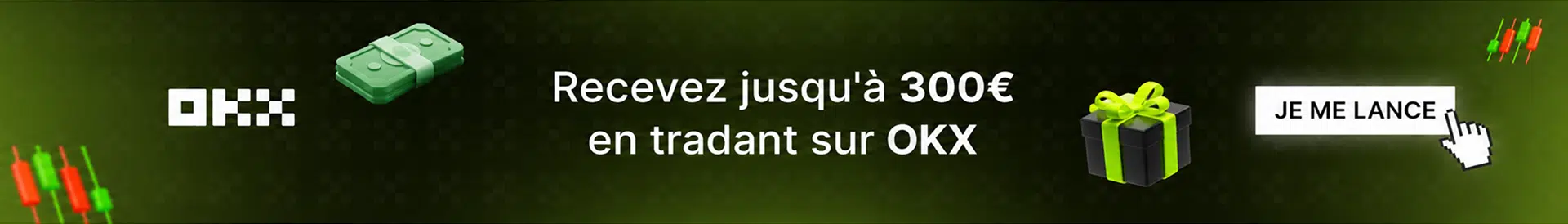 OKX — recevez jusqu'à 300 € en tradant sur OKX