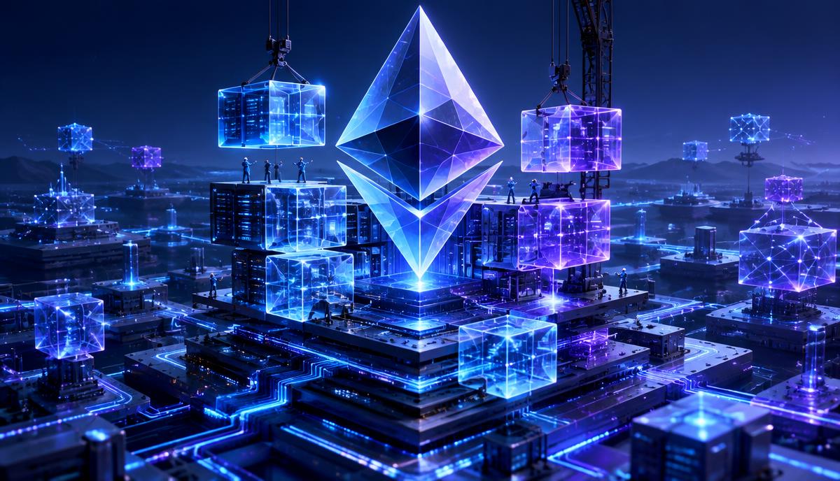 Nouveaux blocs assemblés autour du réseau Ethereum